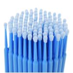 Ingrijire personala si Cosmetice - Machiaj - Accesorii machiaj - Micro perii, pentru curatarea genelor, 100 bucati, Albastru - Infinity.ro