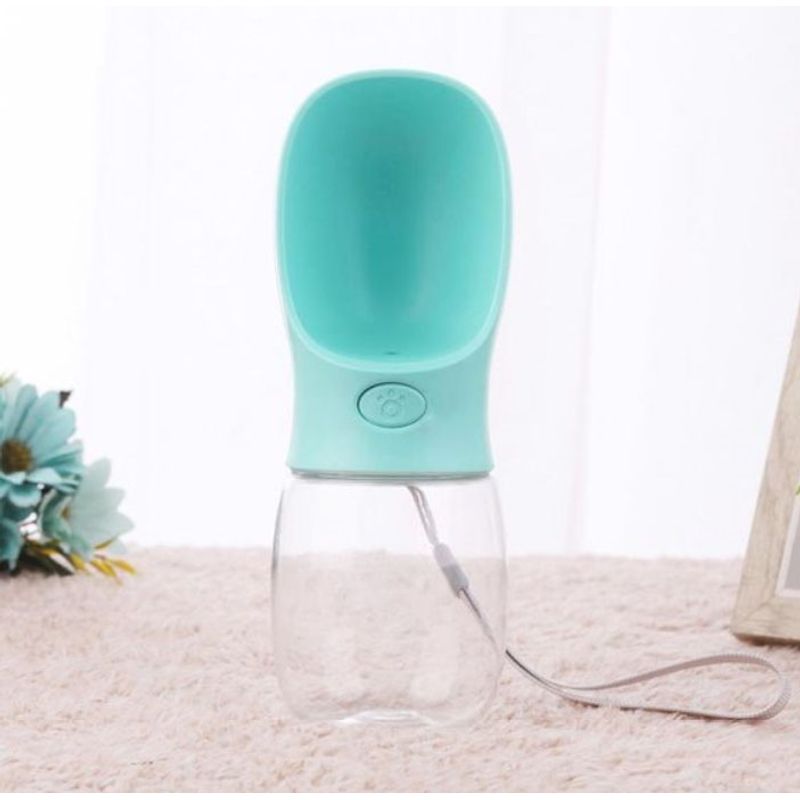 Petshop - Accesorii petshop - Castroane si adapatori - Sticla de apa, pentru animale, portabila, albastru - Infinity.ro