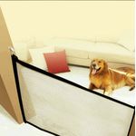 Petshop - Accesorii petshop - Culcusuri si custi - Genti si articole transport - Bariera din plasa, protectie, pentru animale, neagra - Infinity.ro