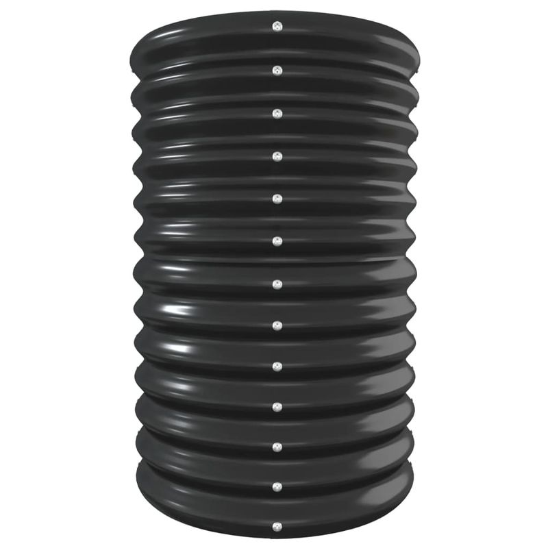 Casa si Gradina - Gradinarit si plante - Plante si ghivece - Ghivece si suporturi - Strat inaltat gradina 332x40x68 cm otel vopsit electrostatic, antracit - Infinity.ro