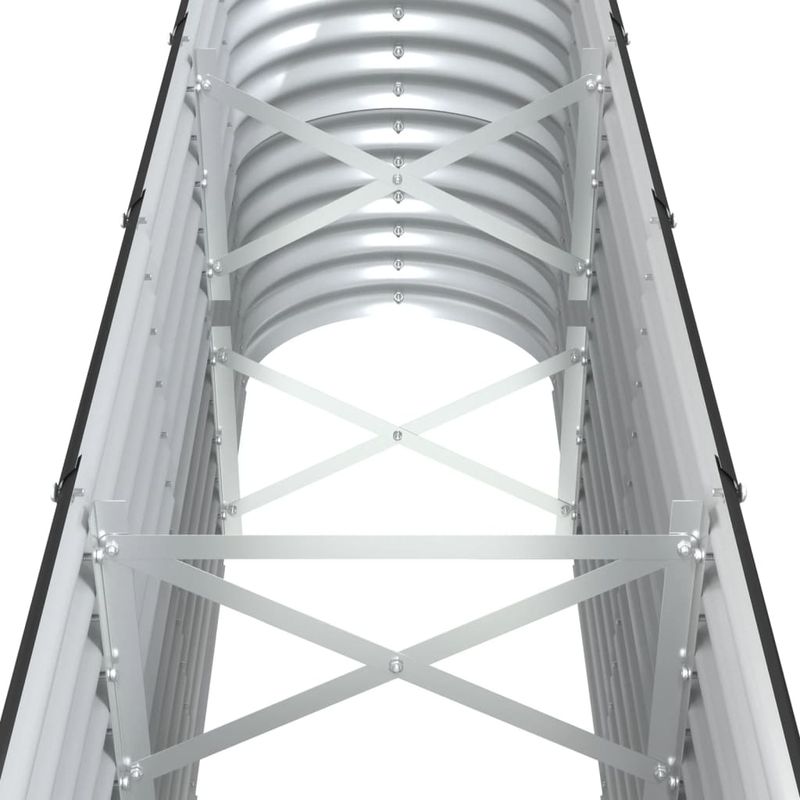 Casa si Gradina - Gradinarit si plante - Plante si ghivece - Ghivece si suporturi - Strat inaltat gradina 332x40x68 cm otel vopsit electrostatic, antracit - Infinity.ro