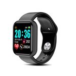 Fashion, accesorii si bijuterii - Barbati - Bijuterii barbati - Ceasuri barbati - Ceas Smartwatch, fitness tracker, Waterproof, cu bluetooth, Unisex, Negru - Infinity.ro