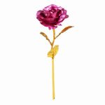Cadouri - Flori - Trandafir placat cu aur, 24K, gold, cadou, roz - Infinity.ro