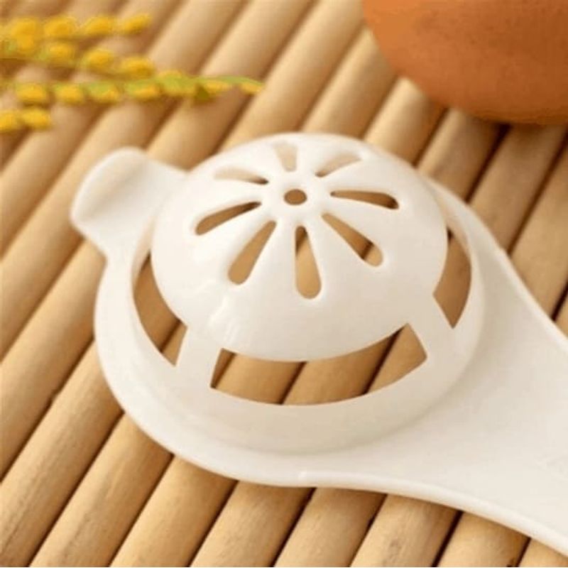 Casa si Gradina - Bucatarie si vesela - Ustensile bucatarie - Site bucatarie, strecuratori si accesorii - Separator oua, 3 buc, plastic, alb - Infinity.ro