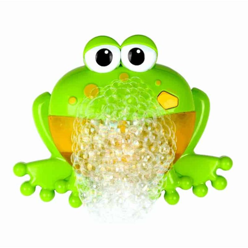 Jucarii, Copii si Bebe - Jucarii si jocuri - Jucarii & jocuri educative - Jucarii interactive - Jucarie de facut baloane, pentru copii, cu efecte muzicale, Broscuta, verde - Infinity.ro