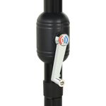 Casa si Gradina - Gradina si terasa - Umbrele si pavilioane - Umbrele - Umbrela de soare 3 niveluri, stalp de aluminiu, negru, 3,5 m - Infinity.ro