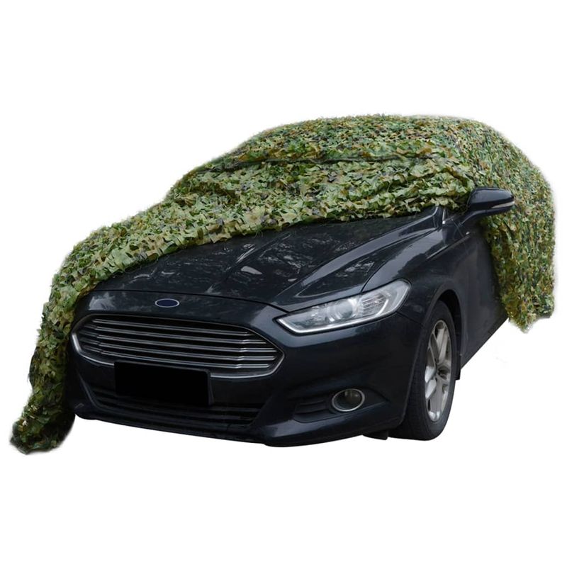 Sport si Outdoor - Accesorii si echipamente sportive - Alte accesorii sportive - Plasa de camuflaj cu geanta de depozitare, verde, 5x6 m - Infinity.ro