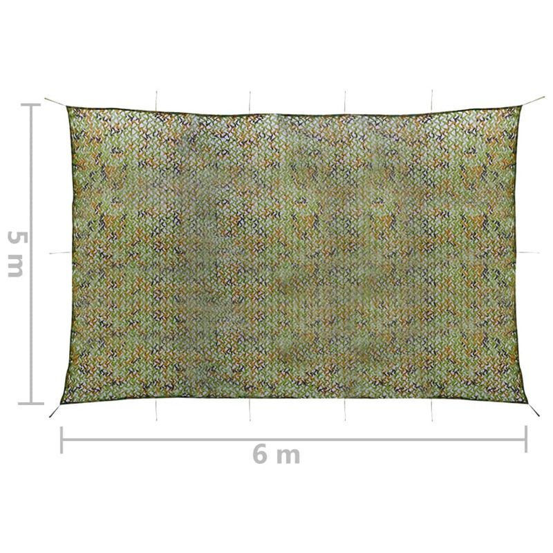 Sport si Outdoor - Accesorii si echipamente sportive - Alte accesorii sportive - Plasa de camuflaj cu geanta de depozitare, verde, 5x6 m - Infinity.ro