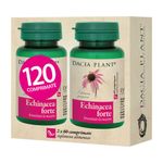 Ingrijire personala si Cosmetice - Sanatate si wellness - Suplimente alimentare - Produse imunitate - Echinaceea forte, 1+1 gratis, 120 comprimate, Dacia Plant - Infinity.ro