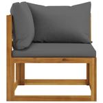 Casa si Gradina - Gradina si terasa - Mobilier exterior - Seturi mobila gradina - Set mobilier gradina cu perne, 12 piese, lemn masiv de acacia - Infinity.ro