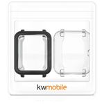 Laptop, Telefoane si Tablete - Wearables si gadgeturi - Wearables - Accesorii wearables - Set 2 huse pentru Xiaomi Amazfit Bip/Amazfit Bip Lite, Silicon, Negru/Transparent, 54037.01 - Infinity.ro