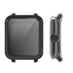 Laptop, Telefoane si Tablete - Wearables si gadgeturi - Wearables - Accesorii wearables - Set 2 huse pentru Xiaomi Amazfit Bip/Amazfit Bip Lite, Silicon, Negru/Transparent, 54037.01 - Infinity.ro