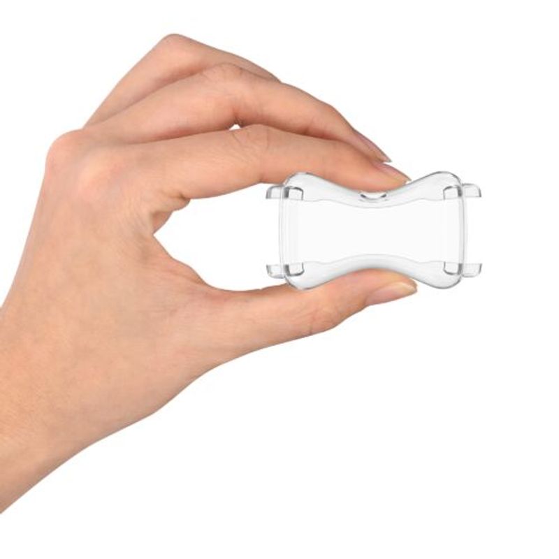 Laptop, Telefoane si Tablete - Wearables si gadgeturi - Wearables - Accesorii wearables - Set 2 huse pentru Xiaomi Amazfit Bip/Amazfit Bip Lite, Silicon, Negru/Transparent, 54037.01 - Infinity.ro