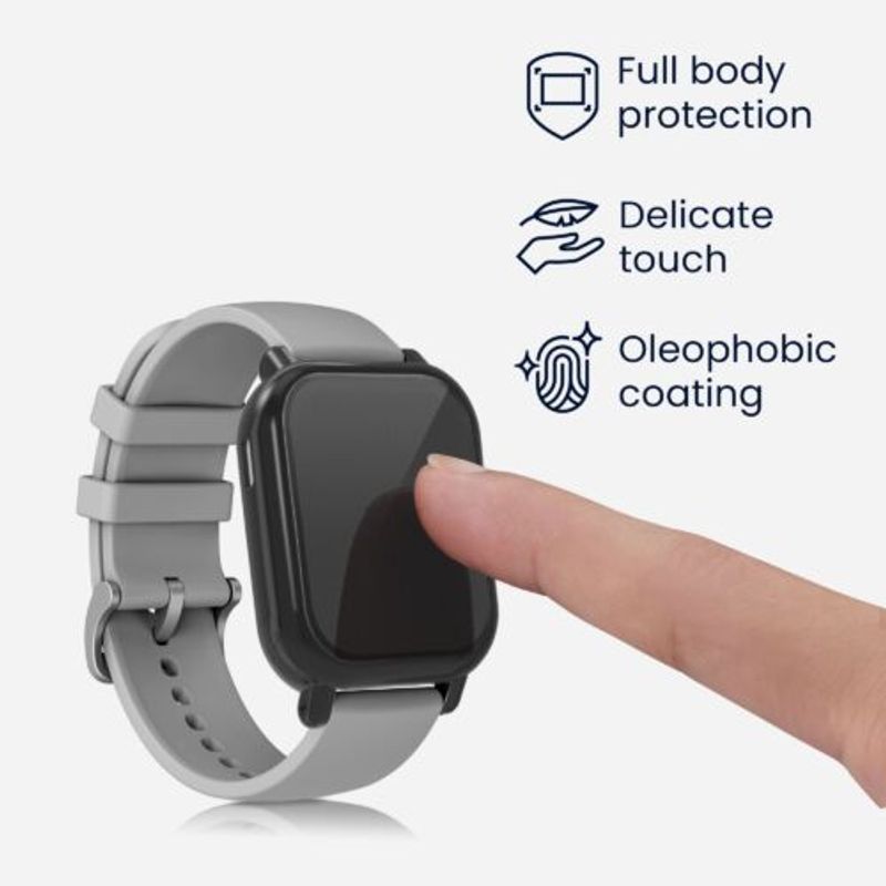 Laptop, Telefoane si Tablete - Wearables si gadgeturi - Wearables - Accesorii wearables - Set 2 huse pentru Huami Amazfit GTS 3/Amazfit GTS 2/Amazfit GTS 2e, Kwmobile, Negru/Auriu, Silicon, 53906.10 - Infinity.ro