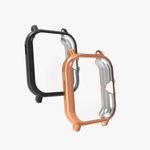 Laptop, Telefoane si Tablete - Wearables si gadgeturi - Wearables - Accesorii wearables - Set 2 huse pentru Huami Amazfit GTS 3/Amazfit GTS 2/Amazfit GTS 2e, Kwmobile, Negru/Auriu, Silicon, 53906.10 - Infinity.ro