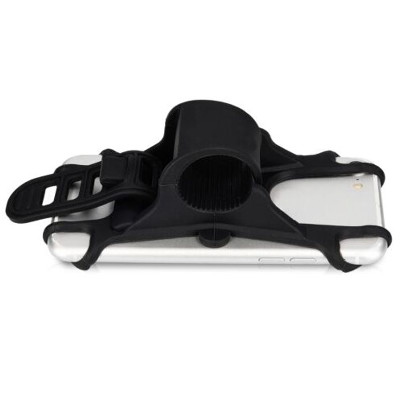 Laptop, Telefoane si Tablete - Telefoane mobile si accesorii - Accesorii Telefoane - Alte accesorii telefoane - Suport bicicleta universal pentru telefon, Kwmobile, Negru, Silicon, 45152.01 - Infinity.ro