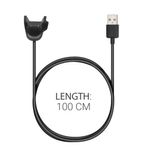 Laptop, Telefoane si Tablete - Wearables si gadgeturi - Wearables - Accesorii wearables - Docking stand pentru Samsung Galaxy Fit e, Kwmobile, Silicon, Negru, 49584.01 - Infinity.ro