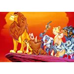 Casa si Gradina - Decoratiuni - Tapet - Autocolant, Regele leu si prietenii, 220 x 135 cm - Infinity.ro