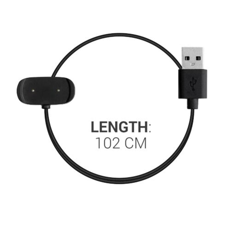 Laptop, Telefoane si Tablete - Wearables si gadgeturi - Wearables - Accesorii wearables - Cablu de incarcare USB pentru Xiaomi Amazfit GTR 2/Amazfit GTS 2, Negru, 53922.01 - Infinity.ro