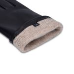 Fashion, accesorii si bijuterii - Femei - Accesorii femei - Manusi femei - Manusi Navaris din piele pentru Touchscreen, Dama, Negru, Marime L, 39924.12 - Infinity.ro