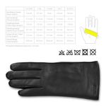 Fashion, accesorii si bijuterii - Femei - Accesorii femei - Manusi femei - Manusi Navaris din piele pentru Touchscreen, Dama, Negru, Marime L, 39924.12 - Infinity.ro