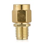 PC, gaming si accesorii - Retelistica - Cabluri si accesorii - Set 4 Adaptori coaxiali SMA tata la SMA mama, Kwmobile, Auriu, Metal, 48523.01 - Infinity.ro