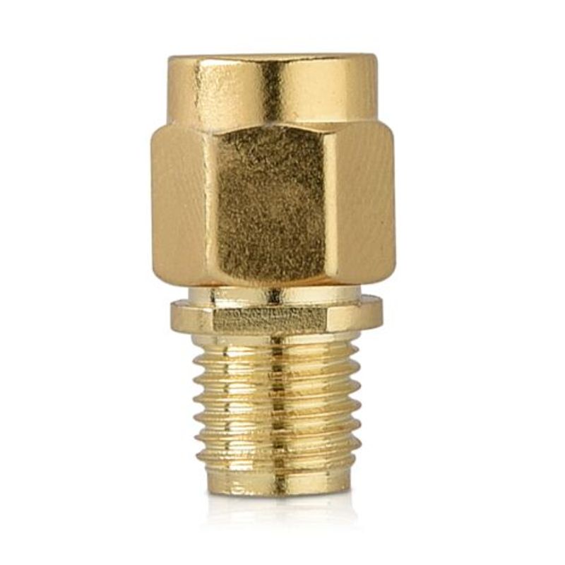 PC, gaming si accesorii - Retelistica - Cabluri si accesorii - Set 4 Adaptori coaxiali SMA tata la SMA mama, Kwmobile, Auriu, Metal, 48523.01 - Infinity.ro