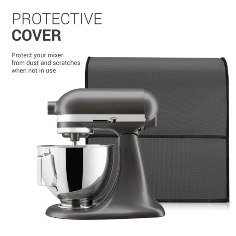 Electronice si Electrocasnice - Electrocasnice bucatarie - Accesorii electrocasnice bucatarie - Husa de protectie pentru KitchenAid 4,3-4,8 L, Kwmobile, Gri, Textil, 53909.19 - Infinity.ro