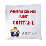 Casa si Gradina - Textile si covoare - Perne si pilote - Perne decorative - Perna "pentru cel mai iubit contabil" - Infinity.ro