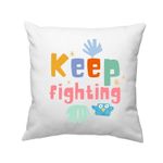 Casa si Gradina - Textile si covoare - Perne si pilote - Perne decorative - Perna "keep fighting" - Infinity.ro