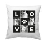 Casa si Gradina - Textile si covoare - Perne si pilote - Perne decorative - Perna "love cats" - Infinity.ro