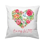 Casa si Gradina - Textile si covoare - Perne si pilote - Perne decorative - Perna "be my wife" - Infinity.ro