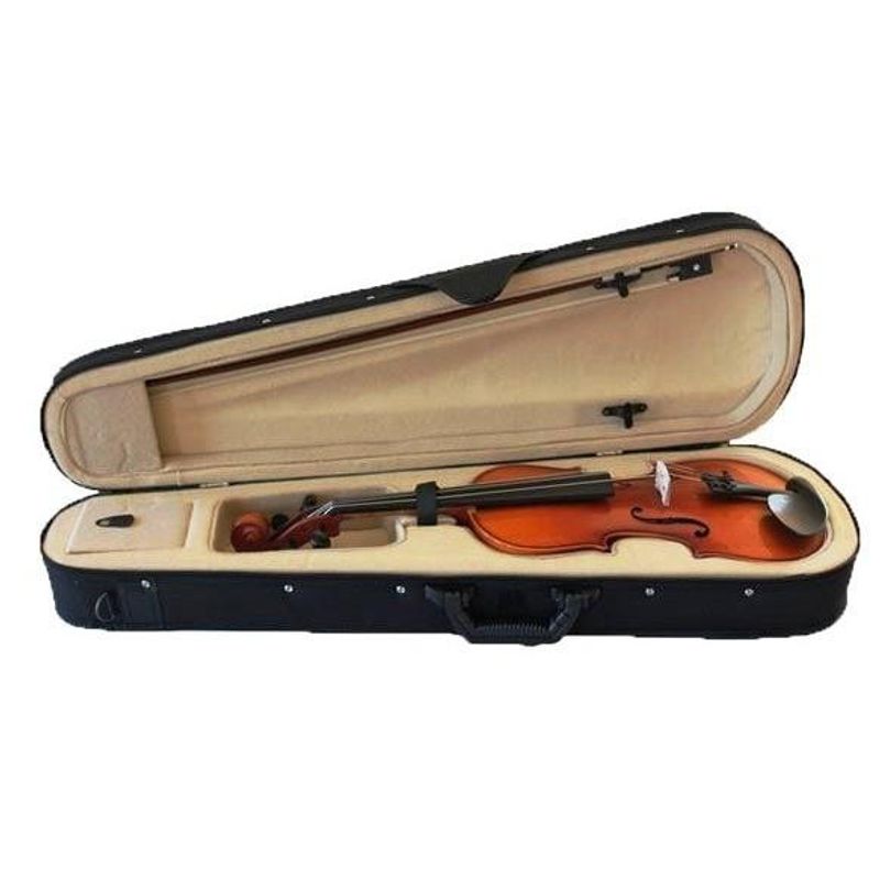 TV, Audio-Video si Foto - Instrumente muzicale - Instrumente clasice - Vioara clasica din lemn IdeallStore®, marime 1/2, maro, toc inclus - Infinity.ro