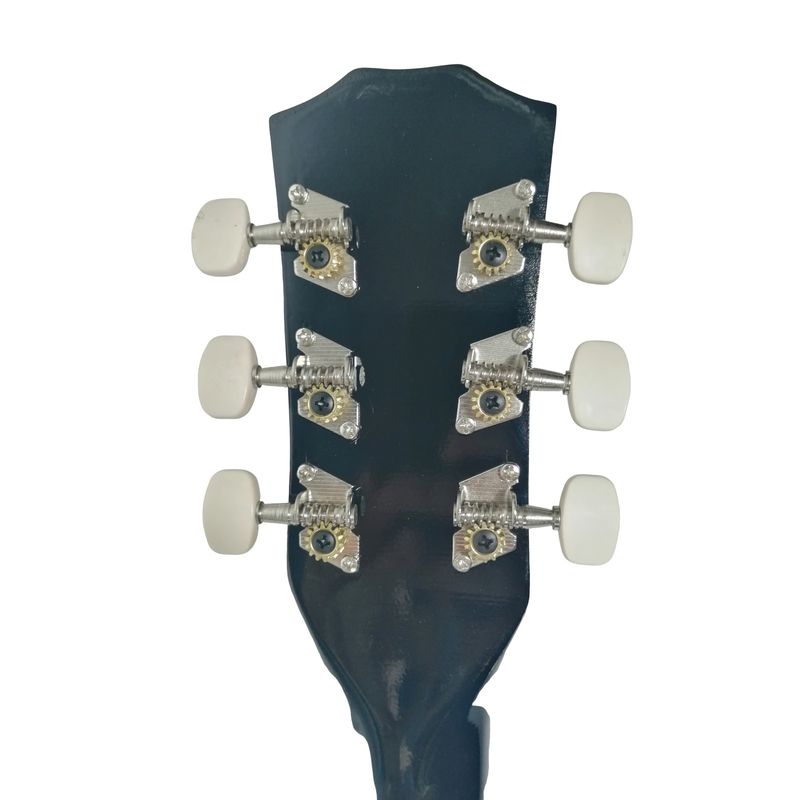 TV, Audio-Video si Foto - Instrumente muzicale - Instrumente clasice - Chitara clasica din lemn IdeallStore®, Cutaway Country Black, 95 cm, negru - Infinity.ro