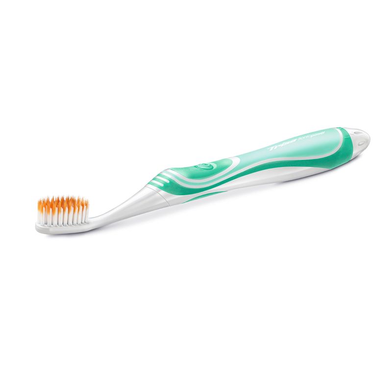 Ingrijire personala si Cosmetice - Igiena dentara - Periute de dinti electrice - Periuta de dinti electrica Trisa Sonic Power Pro Interdental Soft Battery 661945 , verde - Infinity.ro