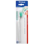 Ingrijire personala si Cosmetice/Igiena dentara/Periute de dinti clasice - Periuta de dinti manuala pentru proteze dentare Trisa Denture Brush 597333, verde - Infinity.ro