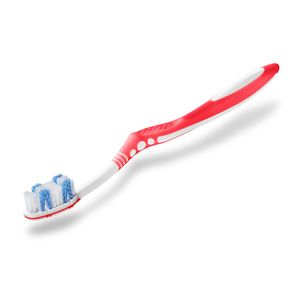 Periuta de dinti manuala Trisa Flexible White Soft 682209, rosu