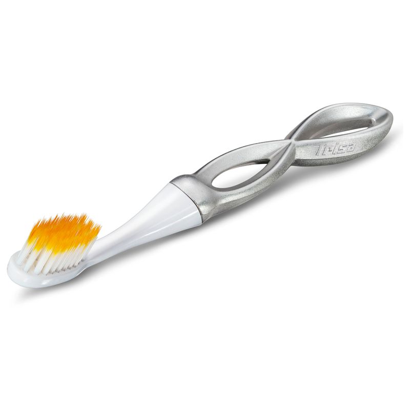 Ingrijire personala si Cosmetice - Igiena dentara - Periute de dinti clasice - Periuta de dinti manuala Trisa Forever Soft 684490, gri - Infinity.ro