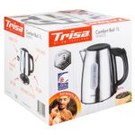Electronice si Electrocasnice - Electrocasnice bucatarie - Aparate de gatit & desert - Aparate de gatit cu aburi - Fierbator de apa Trisa Comfort Boil W4675 6446.7512, argintiu - Infinity.ro