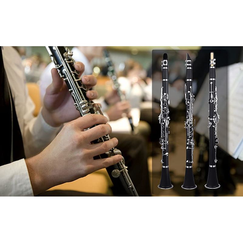 TV, Audio-Video si Foto - Instrumente muzicale - Instrumente clasice - Clarinet IdeallStore®, Musical Virtue, 17 clape, 67 cm, negru, geanta inclusa - Infinity.ro