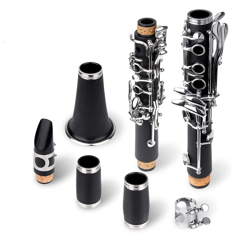 TV, Audio-Video si Foto - Instrumente muzicale - Instrumente clasice - Clarinet IdeallStore®, Musical Virtue, 17 clape, 67 cm, negru, geanta inclusa - Infinity.ro