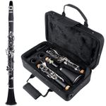 TV, Audio-Video si Foto - Instrumente muzicale - Instrumente clasice - Clarinet IdeallStore®, Musical Virtue, 17 clape, 67 cm, negru, geanta inclusa - Infinity.ro
