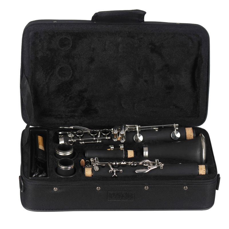 TV, Audio-Video si Foto - Instrumente muzicale - Instrumente clasice - Clarinet IdeallStore®, Musical Virtue, 17 clape, 67 cm, negru, geanta inclusa - Infinity.ro