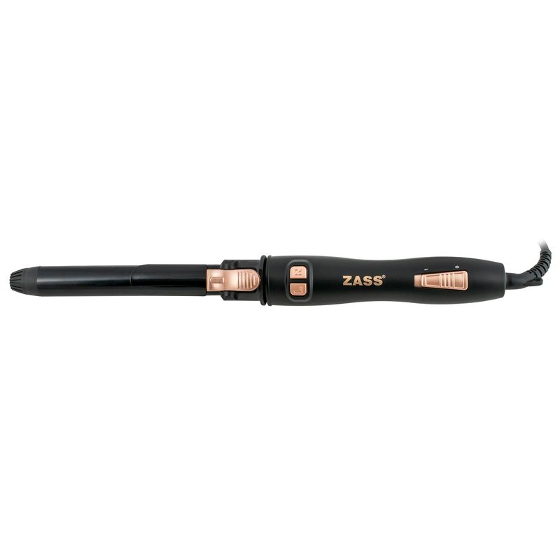 Ingrijire personala si Cosmetice - Aparate & accesorii ingrijire personala - Hair styling - Ondulatoare - Ondulator rotativ pentru par cu auto rotatie stanga/dreapta Zass ZRC 01, negru - Infinity.ro