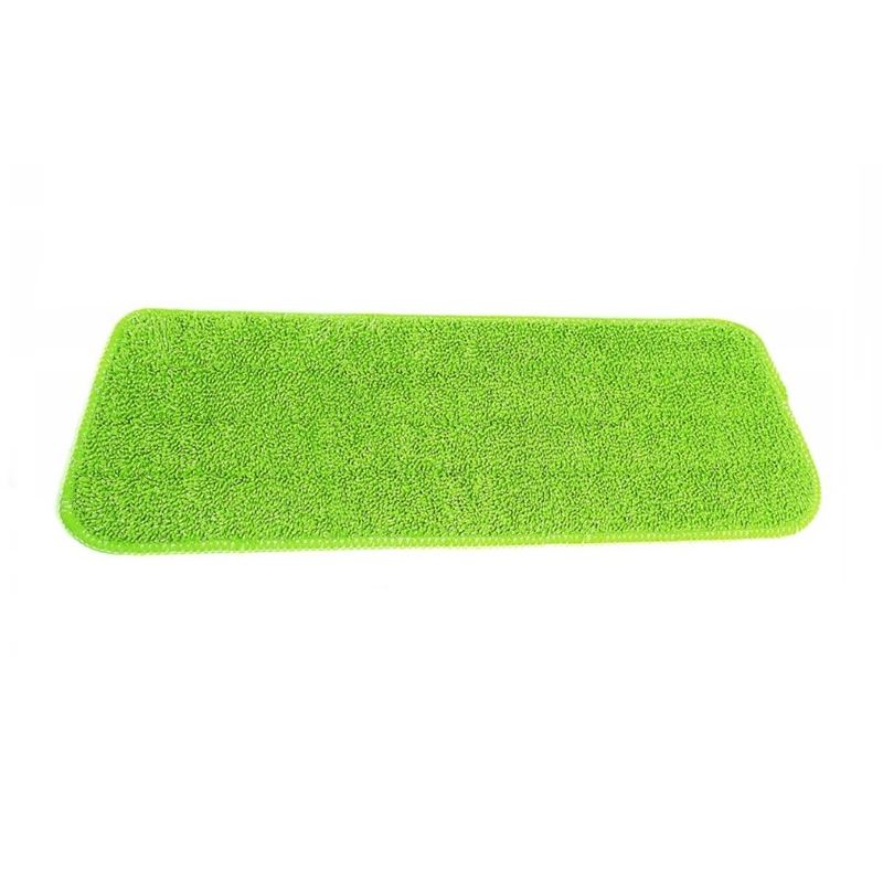 Market - Curatenie si intretinere casa - Produse menaj - Mopuri - Rezerva mop plat, 42 x 14.5 cm, microfibra, verde - Infinity.ro