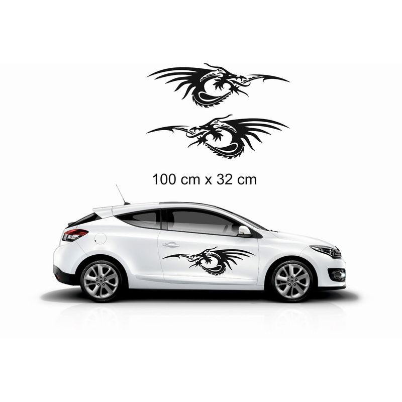 Auto si Moto - Intretinere auto - Stickere auto - Sticker auto model 36 - set 2 buc - Infinity.ro
