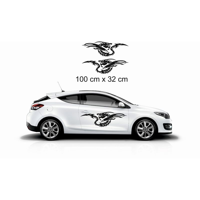 Auto si Moto - Intretinere auto - Stickere auto - Sticker auto model 34 - set 2 buc - Infinity.ro