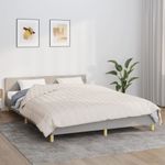 Casa si Gradina - Textile si covoare - Pături și cuverturi - Pături - Patura anti-stres, crem deschis, 220x230 cm, 15 kg, material textil - Infinity.ro