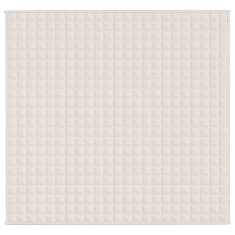 Casa si Gradina - Textile si covoare - Pături și cuverturi - Pături - Patura anti-stres, crem deschis, 220x230 cm, 15 kg, material textil - Infinity.ro