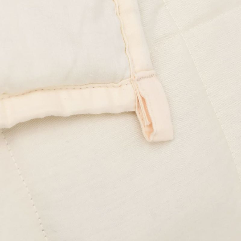 Casa si Gradina - Textile si covoare - Pături și cuverturi - Pături - Patura anti-stres, crem deschis, 220x230 cm, 15 kg, material textil - Infinity.ro